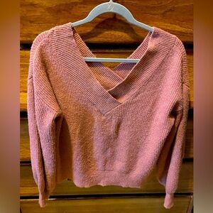 Cozy Cropped Sweater - Sz Lg